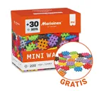 Marioinex, Mini Waffle, klocki konstrukcyjne, 200 + 30 elementów gratis