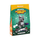 Marioinex, Mini Waffle, Pocket Pets Puppies, Sznaucer, klocki konstrukcyjne, 49 elementów