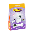 Marioinex, Mini Waffle, Pocket Pets Puppies, West Highland White Terrier, klocki konstrukcyjne, 49 elementów