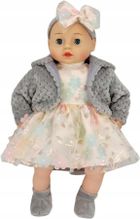 Mariotoys, interaktywna lalka bobas, szara, 45 cm