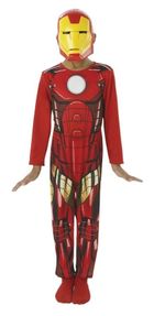 Marvel Super Heroes, strój karnawałowy dla dzieci z maską, Iron Man, rozmiar 98-116 cm