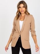 Marynarka damska, beżowa, Italy Moda