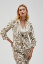 Marynarka damska, biała, Moodo