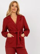 Marynarka damska, bordowa, Lakerta