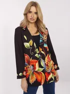 Marynarka damska, czarna, Italy Moda