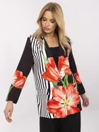 Marynarka damska, czarna, Italy Moda