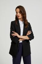 Marynarka damska, czarna, Moodo