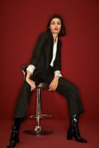 Marynarka damska, czarna, Moodo