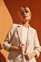 Marynarka damska, ecru, Moodo