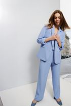 Marynarka damska, niebieska, Moodo