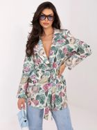 Marynarka damska, zielona, Italy Moda