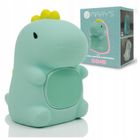 Mary's, Dino, lampka nocna z budzikiem, LED RGB