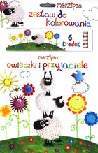 Marzipan. Owieczki i przyjaciele. Zestaw do kolorowania