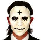 Maska, biala twarz, halloween