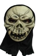 Maska, czaszka z zębami