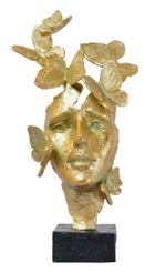 Maska z motylami, 20-12,5-39 cm