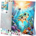 Massido, malowanie po numerach, żółwik, 40-50 cm