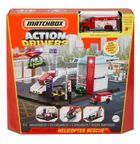 Matchbox, Action Drivers, Medyczne lądowisko, zestaw startowy z autem
