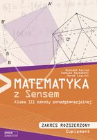 Matematyka z sensem 3. Podręcznik. Zakres rozszerzony