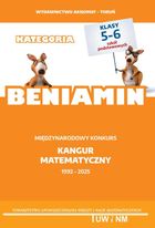 Matematyka z wesołym kangurem. Poziom Beniamin 2025