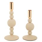 Mauro Ferretti, Aster, zestaw świeczników, kremowy