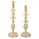 Mauro Ferretti, Gemini, zestaw świeczników, kremowy
