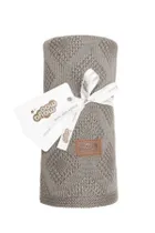 Maya Moo, koc bambusowy, Light Beige, 80-100 cm