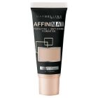 Maybelline, Affinimat Perfecting + Mattifying Foundation SPF 17, podkład matujący do twarzy, nr 02 Light Porcelane, 30 ml