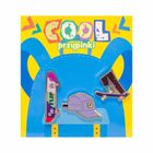 MCD, Cool, przypinki, deskorolka, 3 szt.