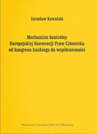 Mechanizm kontrolny Europejskiej Konwencji Praw