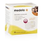 Medela, wkładki laktacyjne jednorazowe, 30 szt.