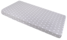 Medi Partners, Gwiazdki, prześcieradło z gumką, szare, 60-120 cm