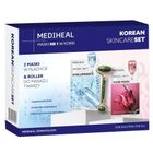 Mediheal, Korean Skincare Set, zestaw: maski w płachcie, 2-24 ml + roller do masażu twarzy