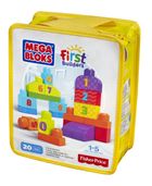 Mega Bloks, First Builders, Liczymy 1-2-3!, klocki, 20 elementów