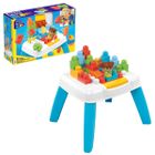 Mega Bloks, Stolik z klockami „Buduj i zrzucaj”, zestaw klocków, 25 elementów