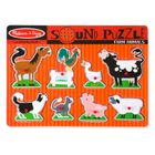 Melissa & Doug, Farma, puzzle dźwiękowe