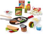 Melissa & Doug, Fill & Fold, zestaw do robienia tortilli, Taco & Tortilla, 43 elementów