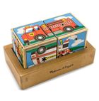 Melissa & Doug, Pojazdy, klocki z dźwiękiem