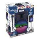 MeMe, bezprzewodowy głośnik ze statywem i mikrofonem, LED