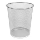 Memobe, kosz na śmieci biurowy, srebrny, 29,5-34,5 cm