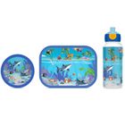 Mepal, Campus, lunchbox, bidon i pojemnik na owoce, zestaw, Tropical Ocean
