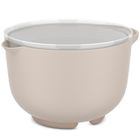 Mepal, Chef It, miska do miksowania z pokrywą, Chalk, 1500 ml