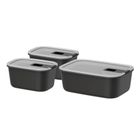 Mepal, EasyClip 2.0, zestaw trzech pojemników, 2-450 ml, 1000 ml