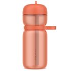 Mepal, Flip Active, bidon sportowy ze słomką, Peach Orange, 600 ml