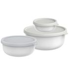 Mepal, Lumina 2.0, zestaw pojemników, White, 250 ml + 750 ml + 1500 ml