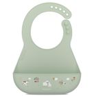 Mepal, Mio, Little Farm, śliniak silikonowy z kieszonką