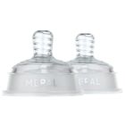 Mepal, Mio, smoczek do karmienia niemowląt z powolnym przepływem, 2 szt.