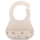 Mepal, Mio, Sunshine&Rainbow, śliniak silikonowy z kieszonką