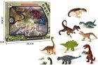 Merkpol, dinozaury, zestaw figurek, 8 szt.