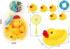 Merkpol, kaczuszka z kaczątkami, zabawki do kąpieli